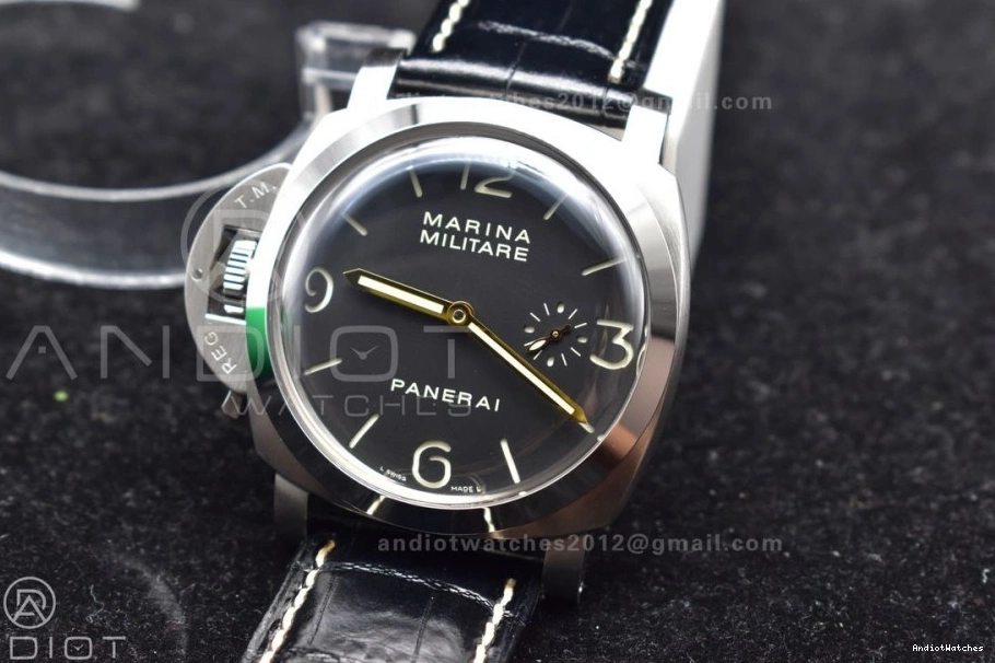 1:1 H with Y-Incabloc on Superlumed Dial Leather Strap PAM217 Black XF Best Edition Trendy 993 A6497 1227